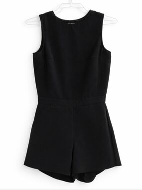 Club Monaco Black Sleeveless Romper